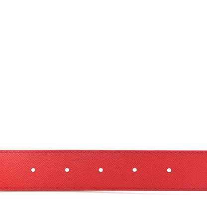 Louis Vuitton Monogram 30mm LV Initiales Reversible Belt 85 34 Coquelicot 5 of 7