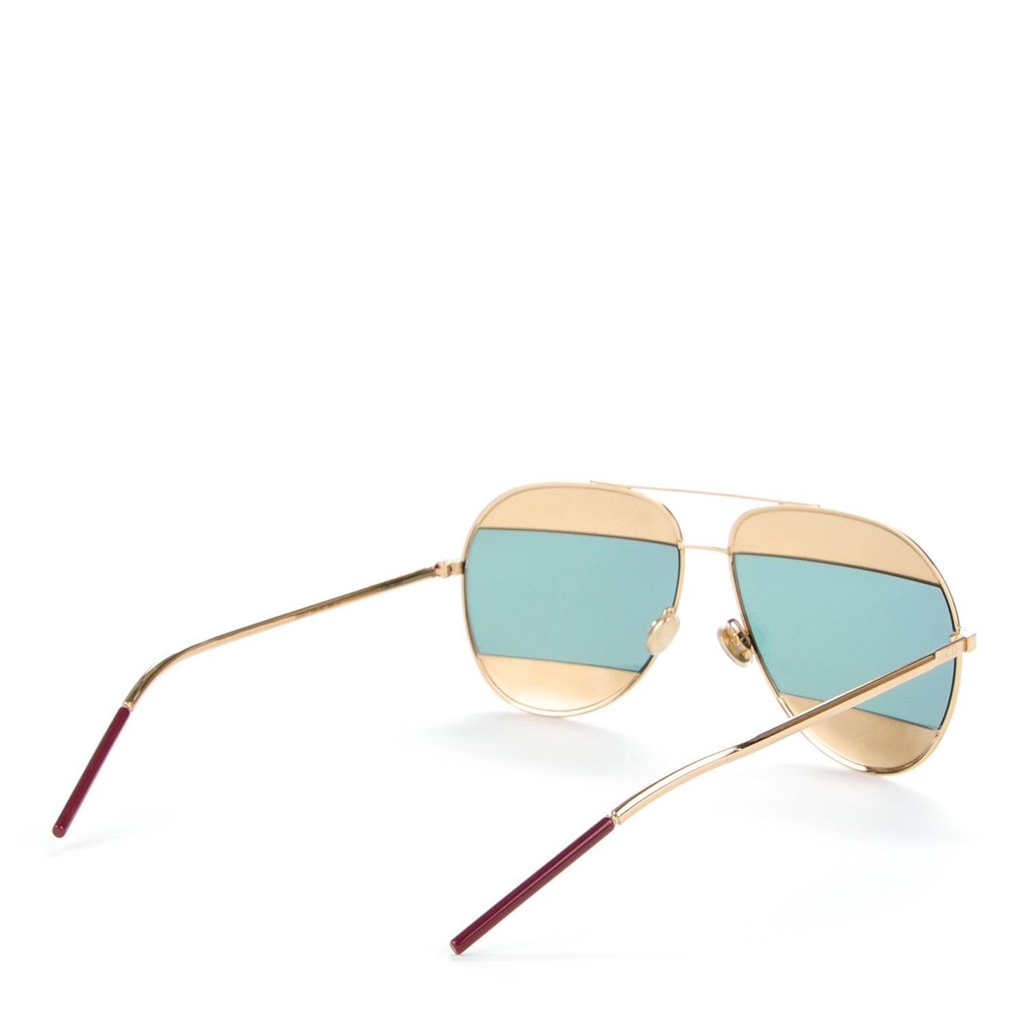 Christian Dior Split 1 Aviator Sunglasses Rose Gold 3 of 6