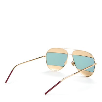 Christian Dior Split 1 Aviator Sunglasses Rose Gold 3 of 6