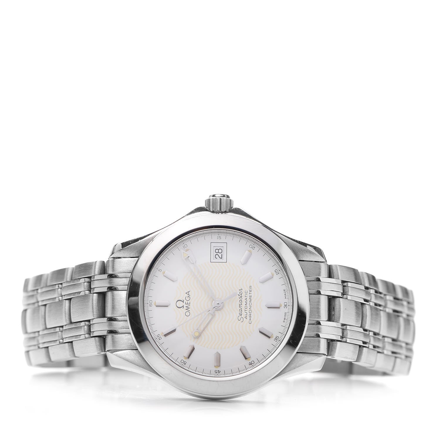 Omega Stainless Steel 36mm Seamaster Automatic Watch White 368.1501 2 of 6
