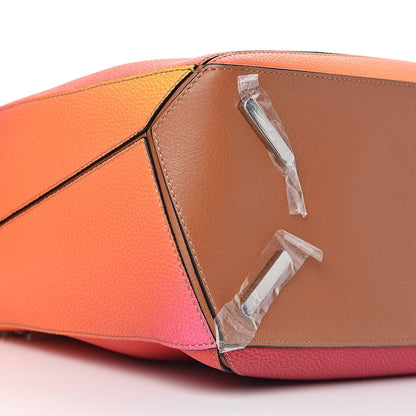 Loewe Calfskin Medium Puzzle Bag Orange Sunset 9 of 10