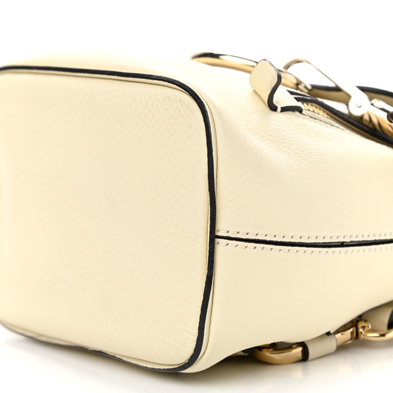 Chloe Suede Calfskin Mini Faye Backpack Off White 10 of 10