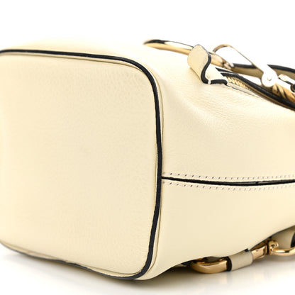 Chloe Suede Calfskin Mini Faye Backpack Off White 10 of 10