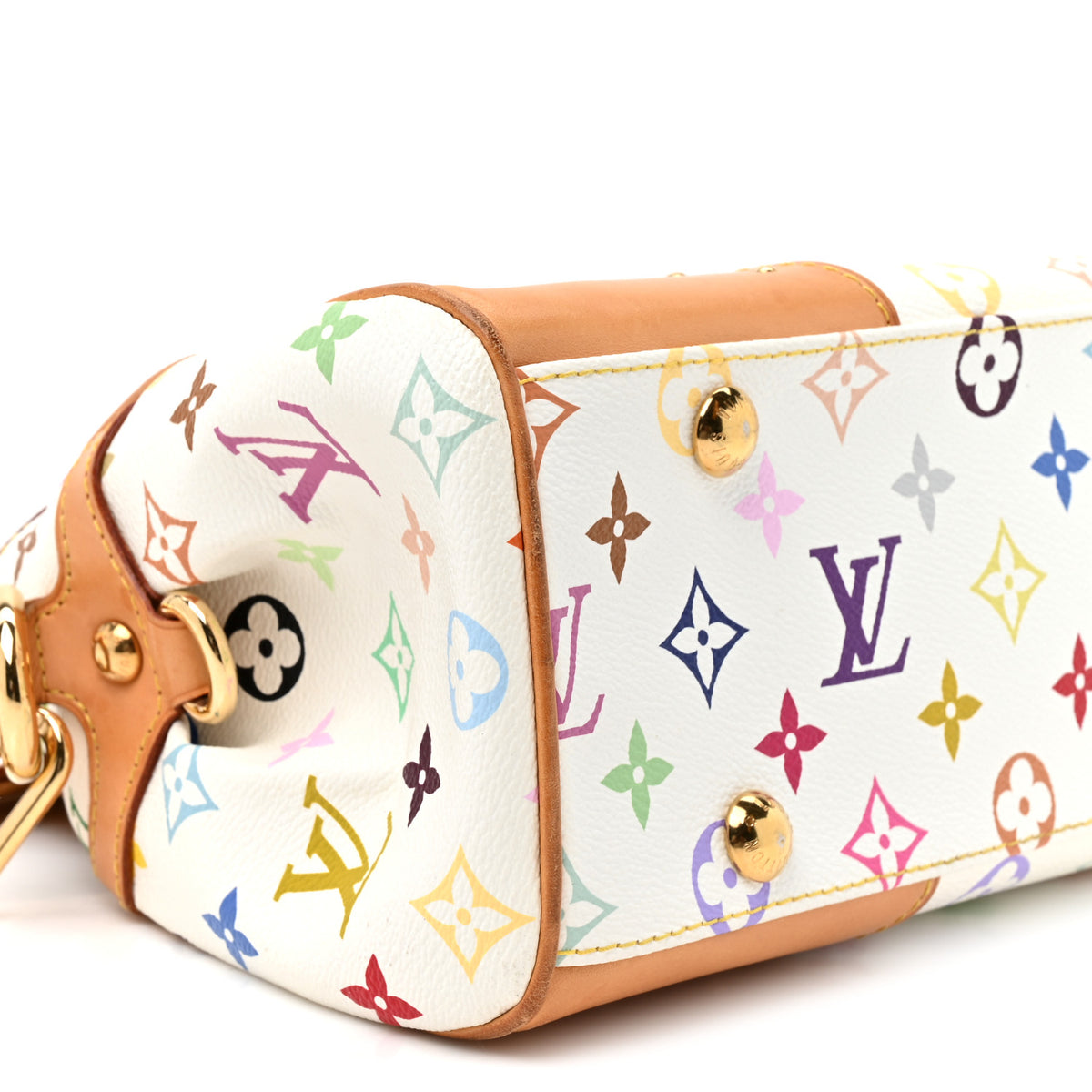 Monogram Multicolor Beverly MM White