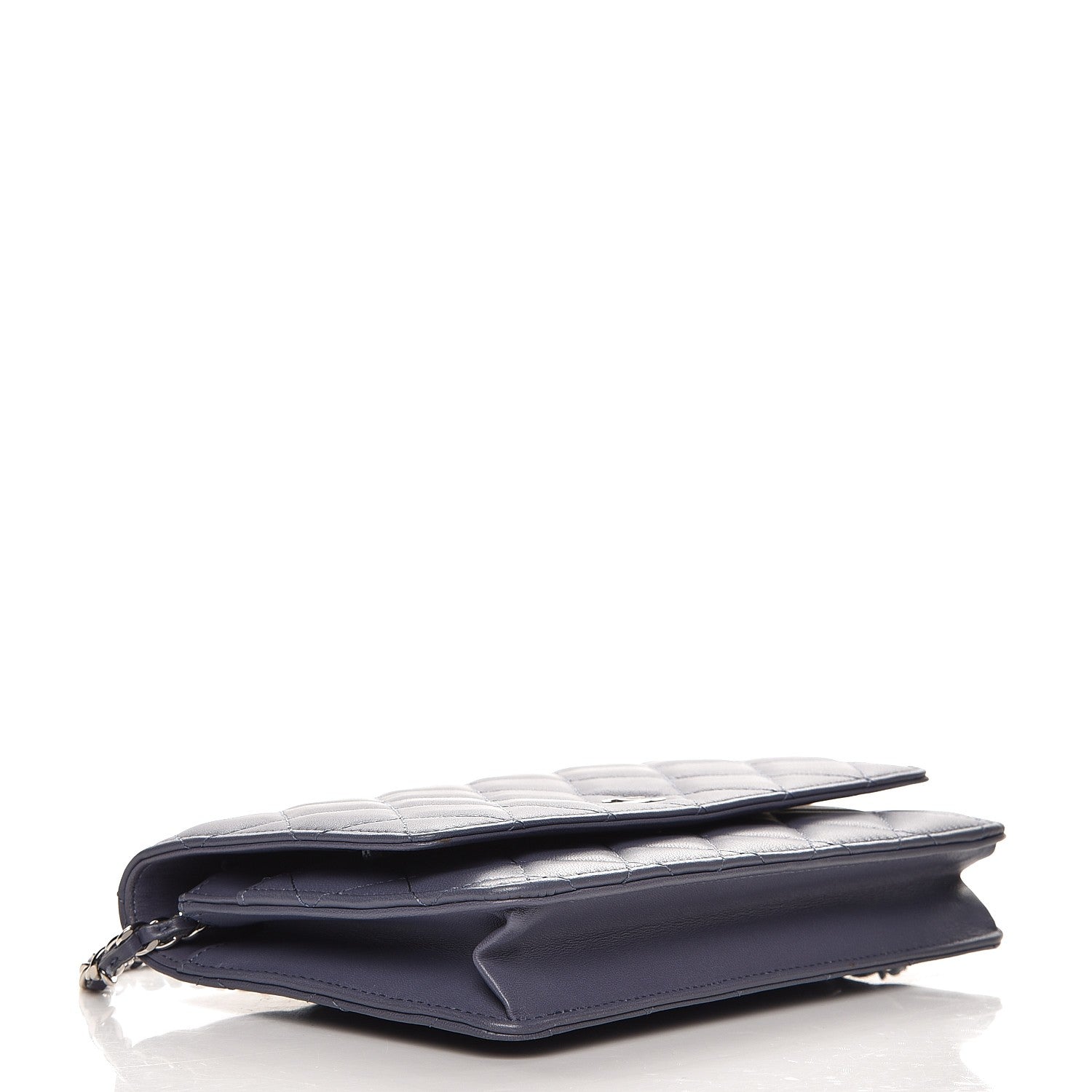 Chanel Lambskin Quilted Wallet On Chain WOC Lavender 4 of 9
