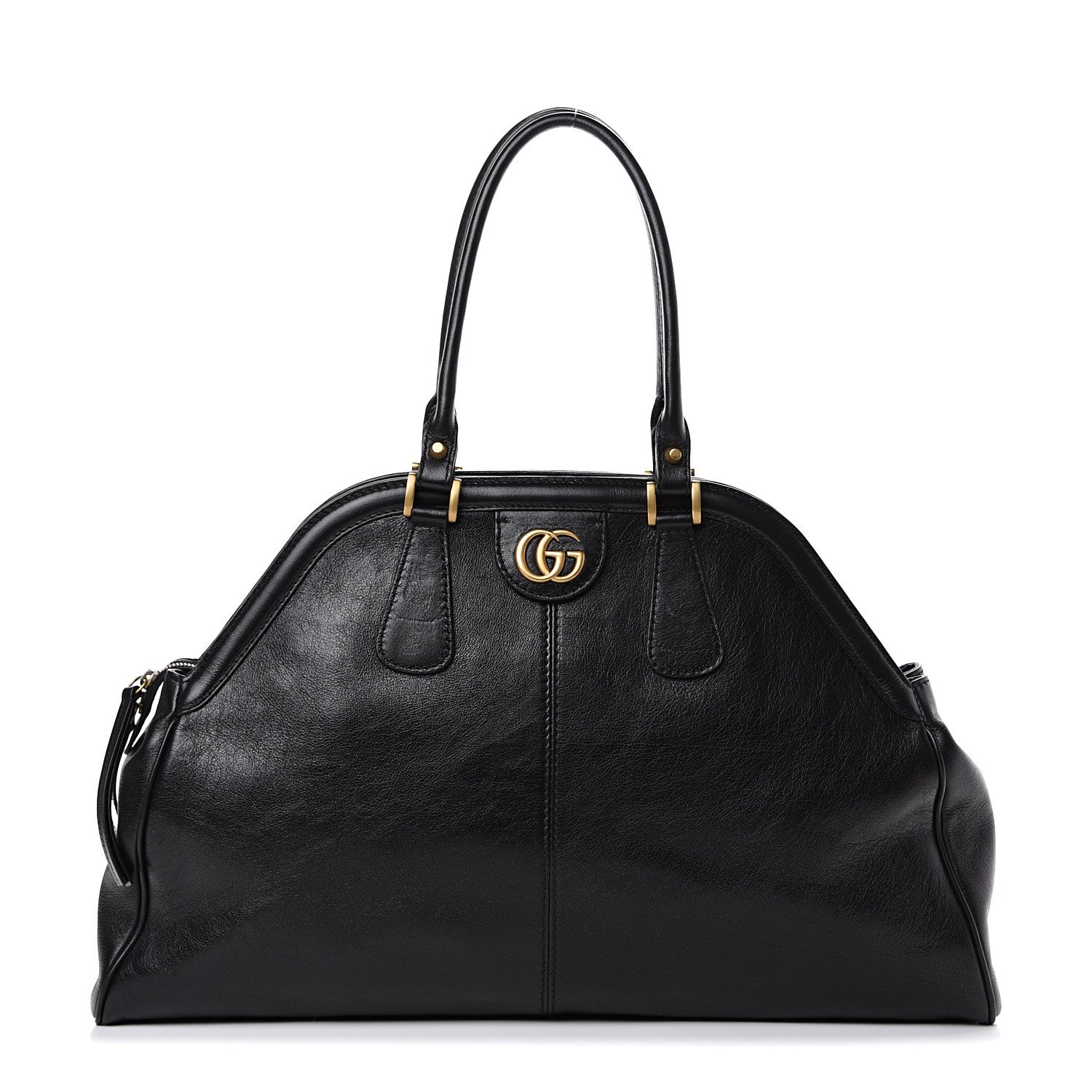 Gucci Calfskin Large Re(Belle) Top Handle Bag Black 1 of 10