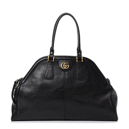 Gucci Calfskin Large Re(Belle) Top Handle Bag Black 1 of 10