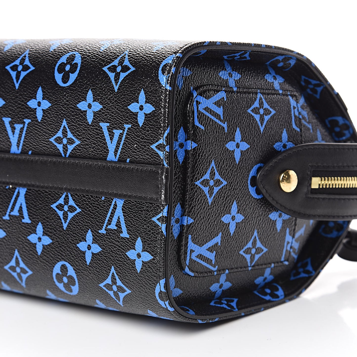 Colored Monogram Speedy Amazon PM Blue Black