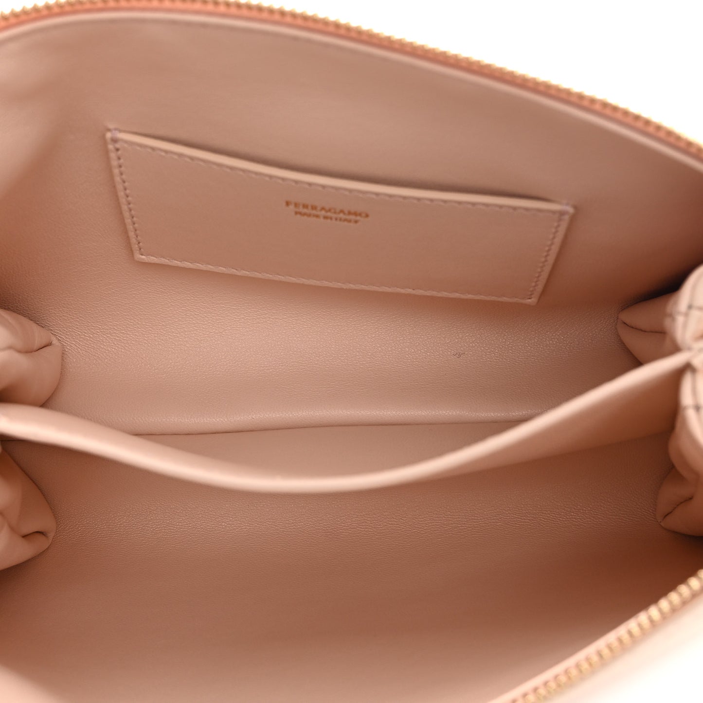 Calfskin Gancini Chain Mini Bag Ballet Pink