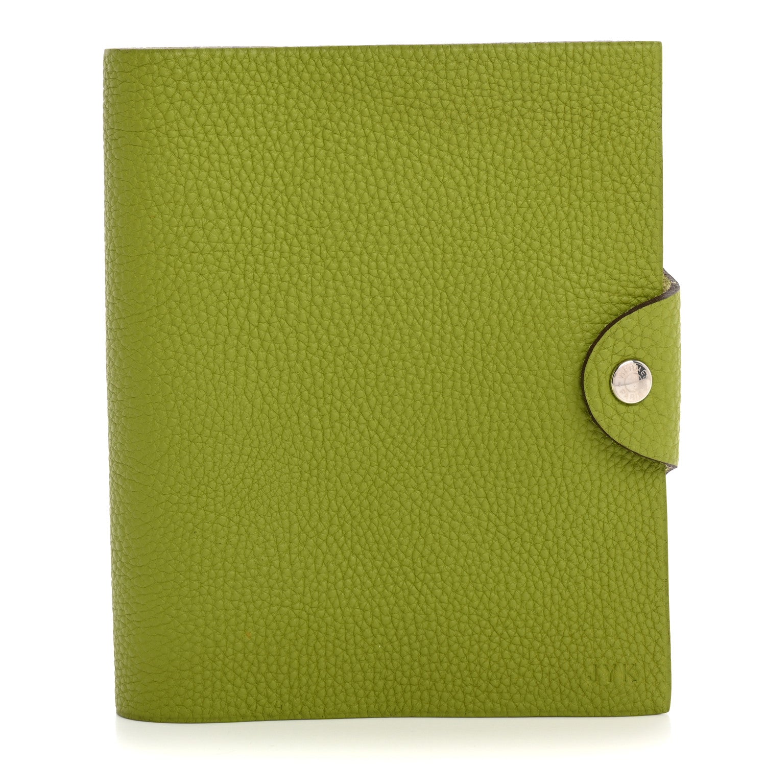 Hermes Togo Ulysse PM Notebook Cover Vert Anis 1 of 8