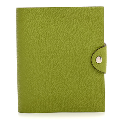 Hermes Togo Ulysse PM Notebook Cover Vert Anis 1 of 8