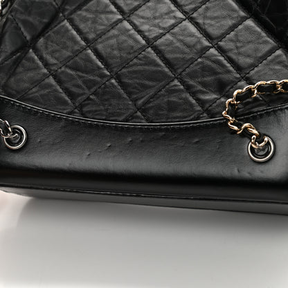 Chanel Aged Calfskin Quilted Small Gabrielle Backpack Black 10 of 12