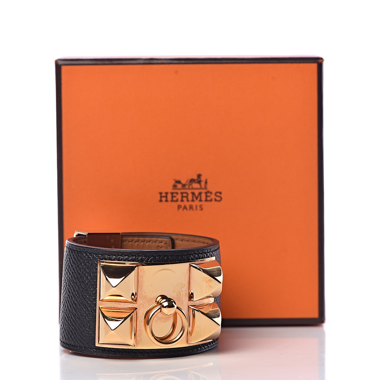 Hermes Epsom Collier de Chien CDC Bracelet XS Black 8 of 8