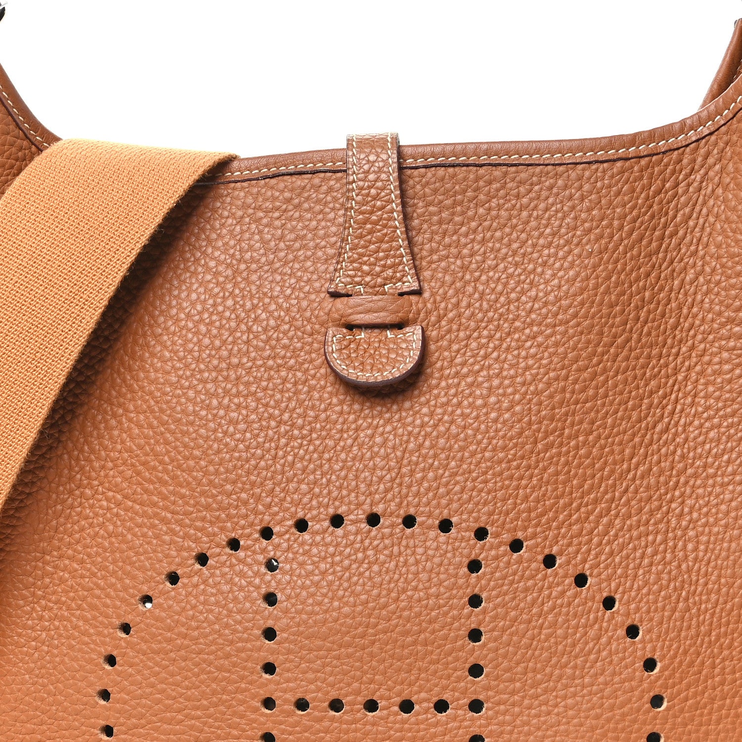 Hermes Taurillon Clemence Evelyne PM Gold 7 of 10