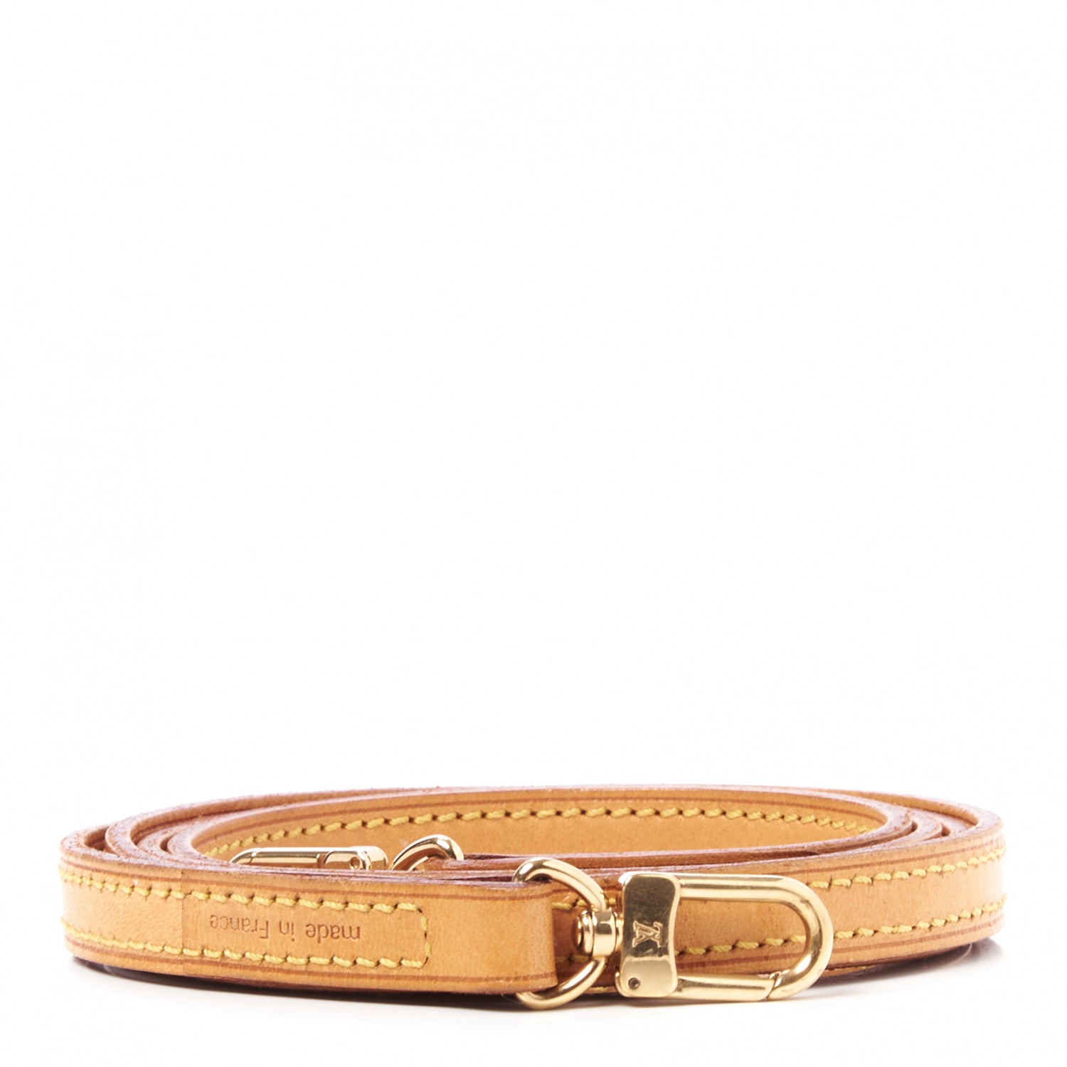 Louis Vuitton Vachetta 12mm Long Shoulder Strap VVN 1 of 5