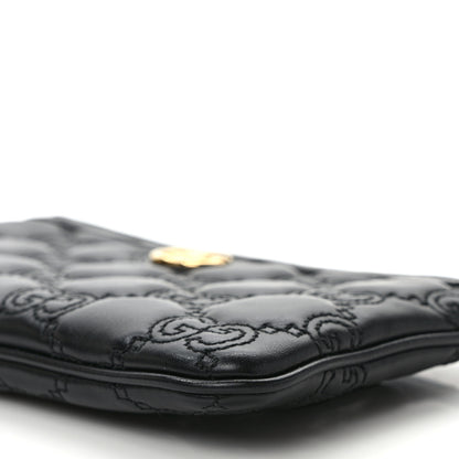 Gucci Calfskin GG Matelasse Utility Belt Bag 110 44 Black 9 of 9