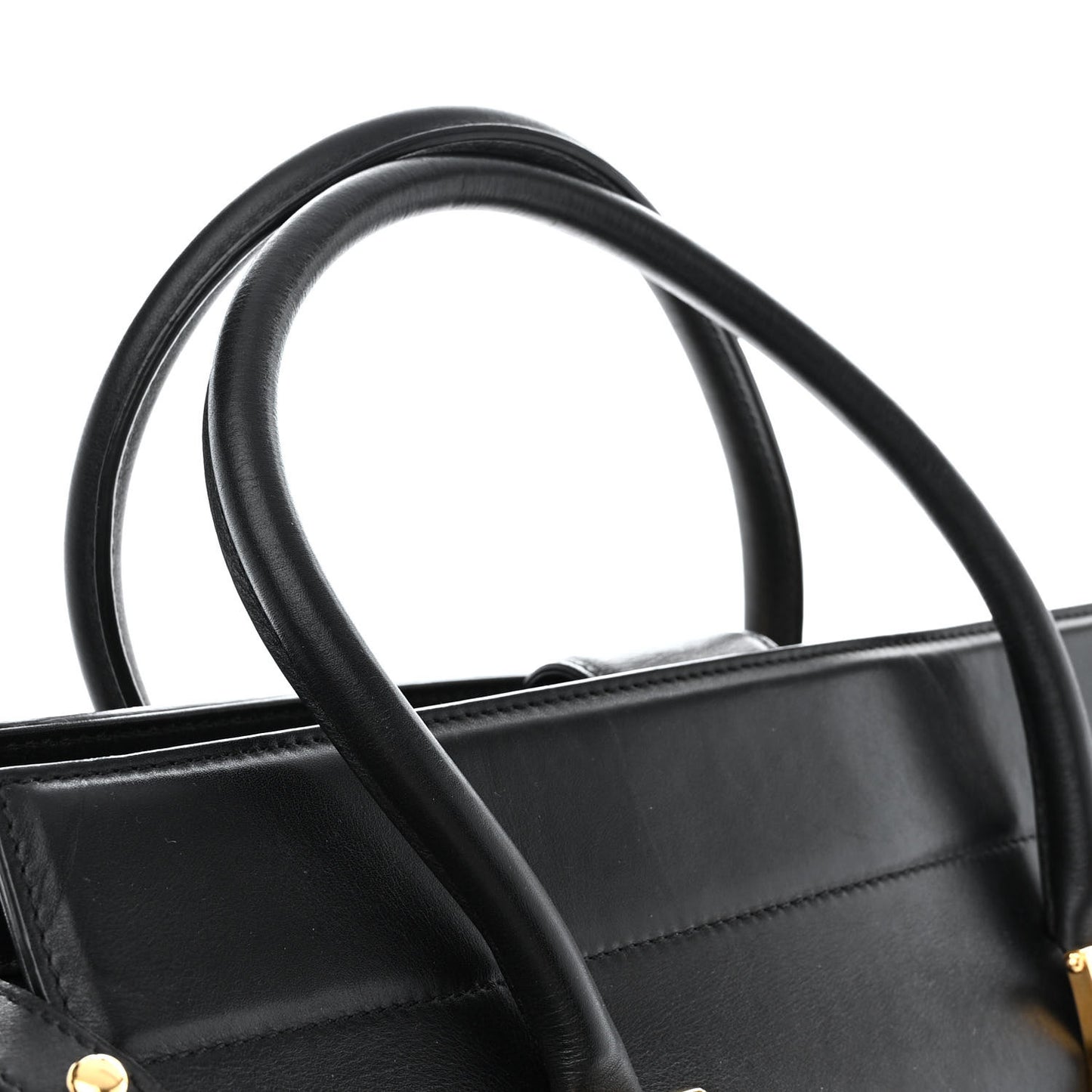 Vitello Calfskin Signature Tote Black