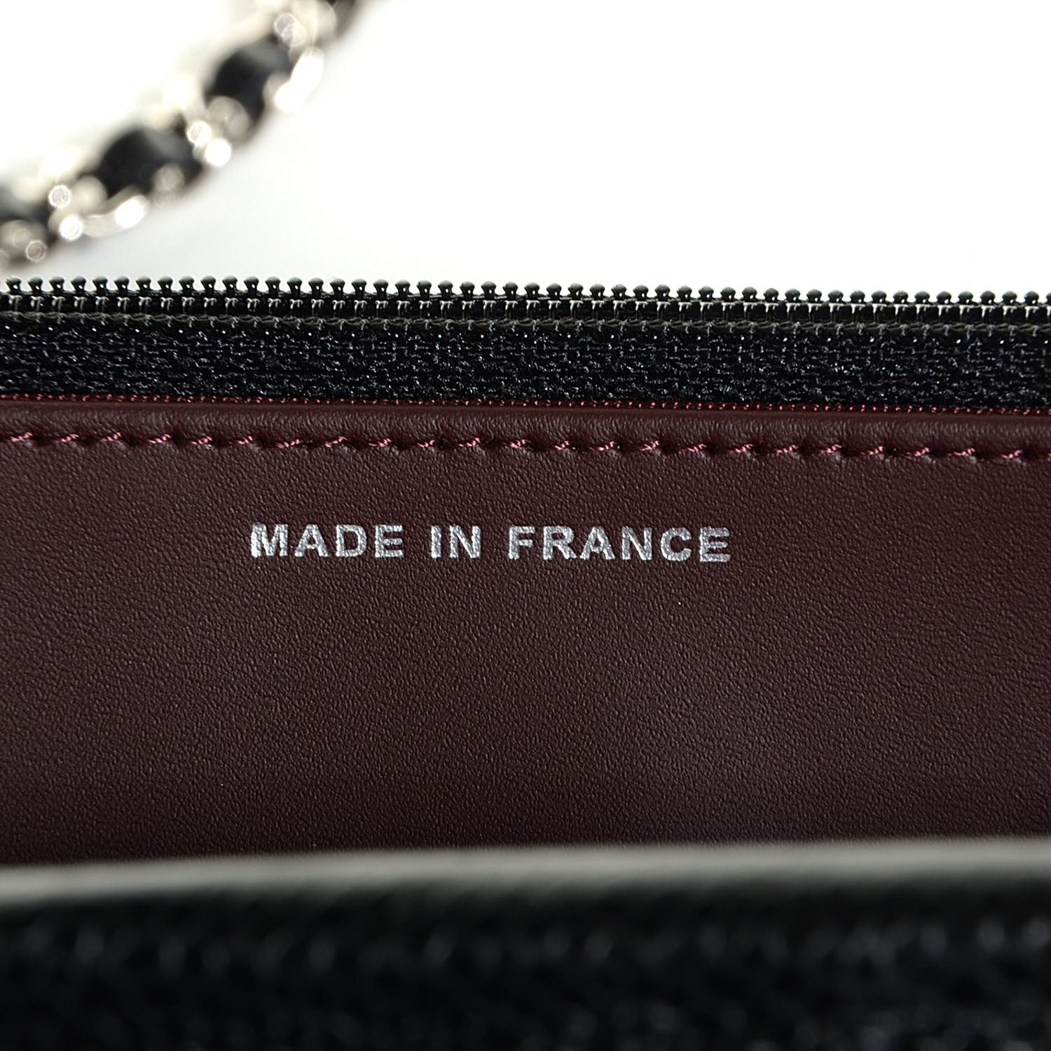 Chanel Caviar Quilted Wallet On Chain WOC Black 6 of 8