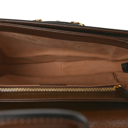 Gucci GG Supreme Monogram Horsebit 1955 Shoulder Bag Beige Brown Sugar 5 of 11