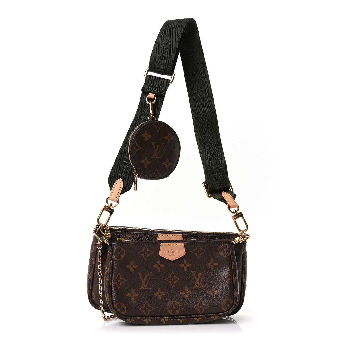 Monogram Multi Pochette Accessories Kaki
