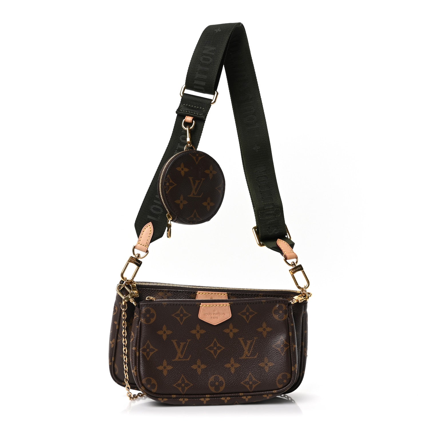 Louis Vuitton Monogram Multi Pochette Accessories Kaki 1 of 9