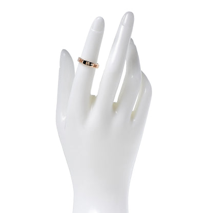 Tiffany 18K Rose Gold Diamond Atlas Pierced Ring 50 5.25 2 of 5