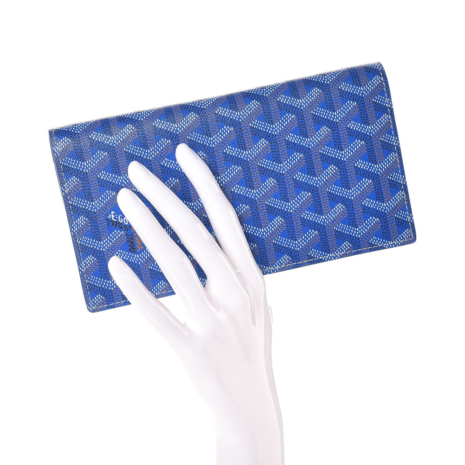 Goyard Goyardine Richelieu Wallet Sky Blue 2 of 7