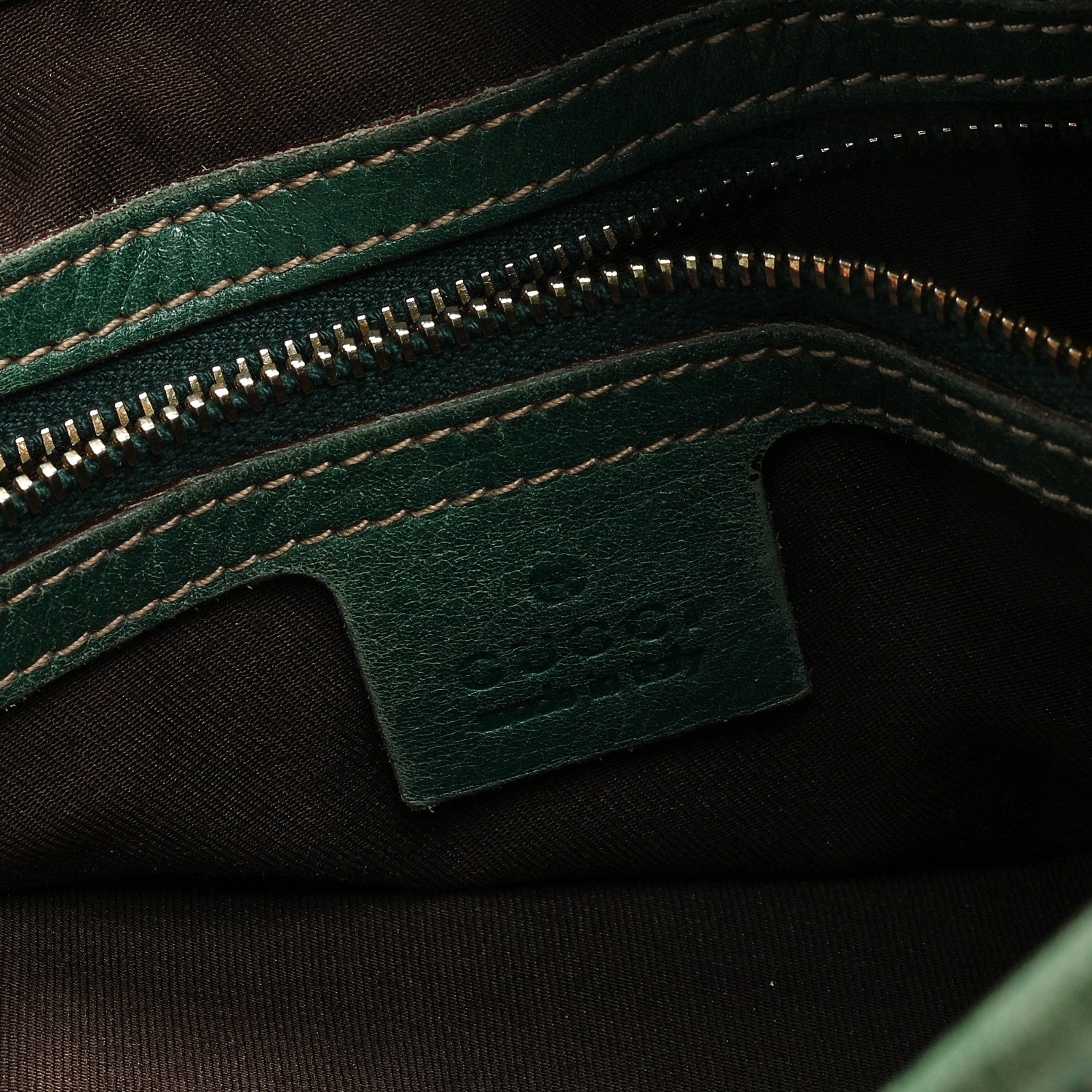 Gucci Guccissima Medium Jackie O Bouvier Hobo Green 6 of 13