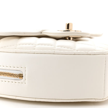 Chanel Lambskin Quilted CC In Love Heart Bag White 9 of 12