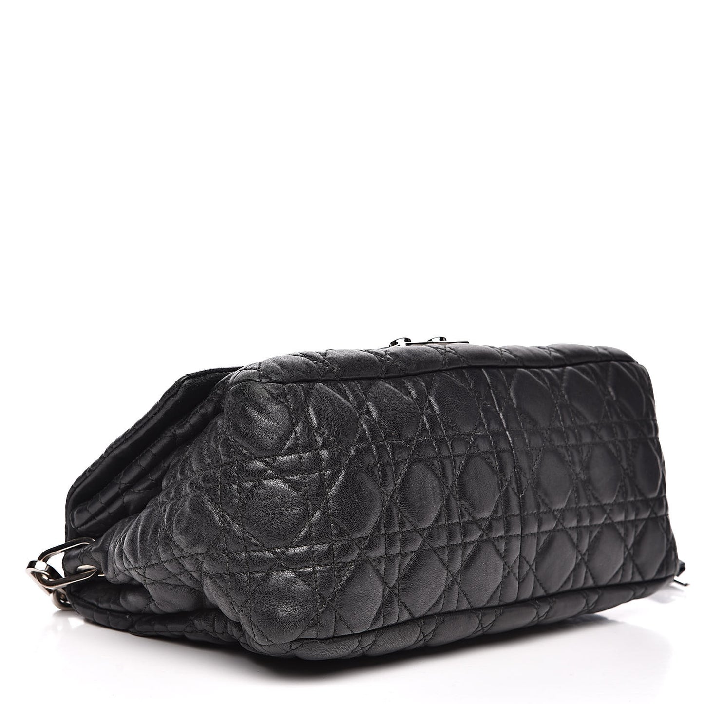 Lambskin Cannage New Lock Flap Black