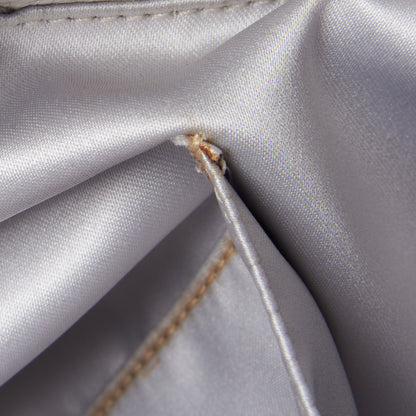 Chanel Glazed Calfskin Large On The Road Tote Light Grey 11 of 14