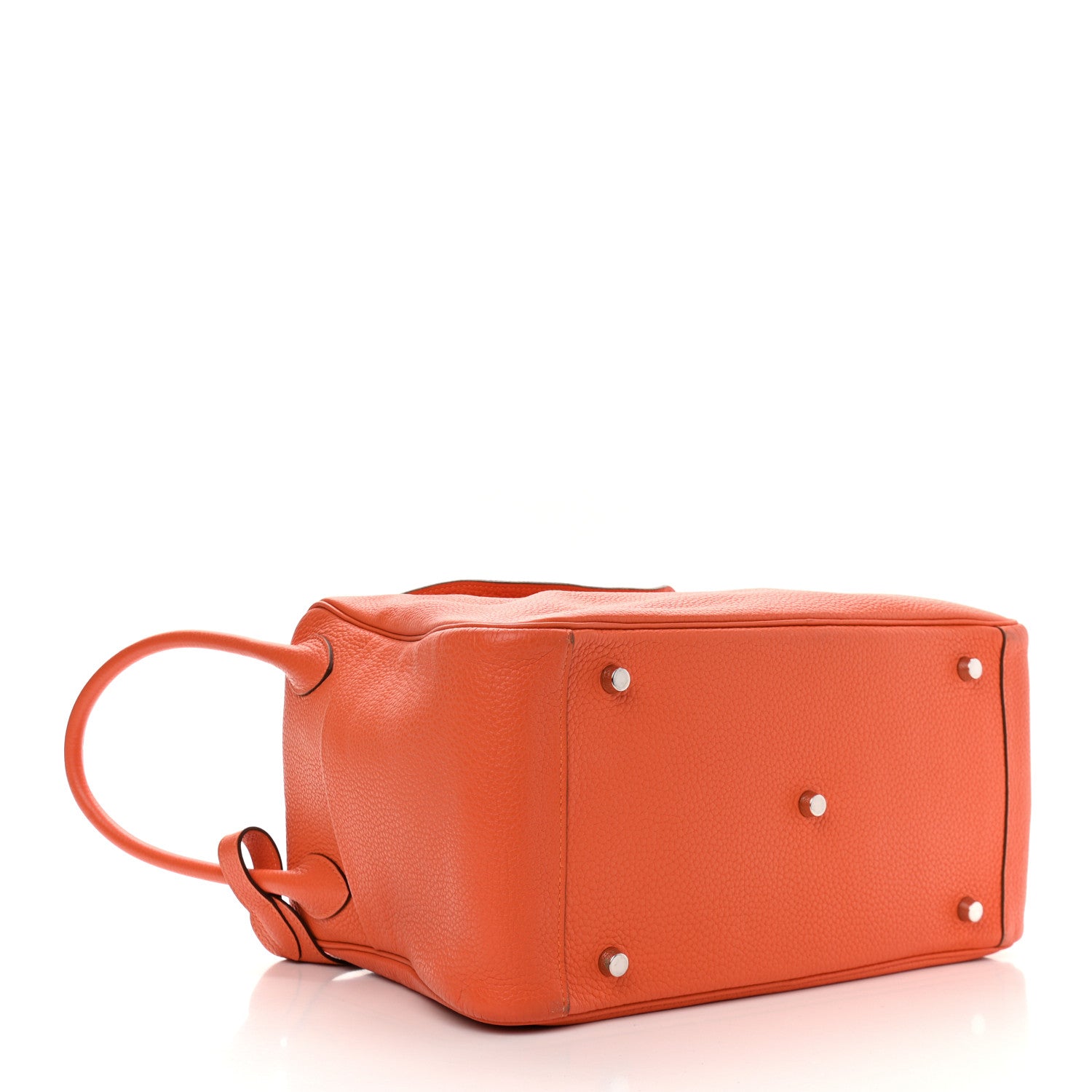 Hermes Taurillon Clemence Lindy 30 Orange 4 of 14