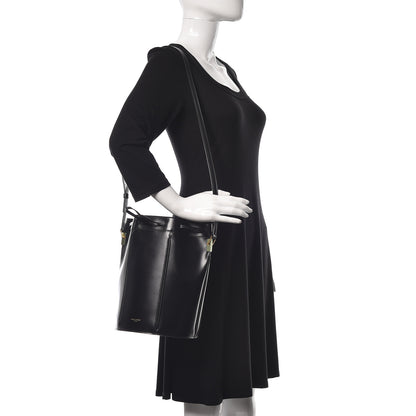 Saint Laurent Smooth Calfskin Medium Talitha Bucket Bag Black 2 of 9