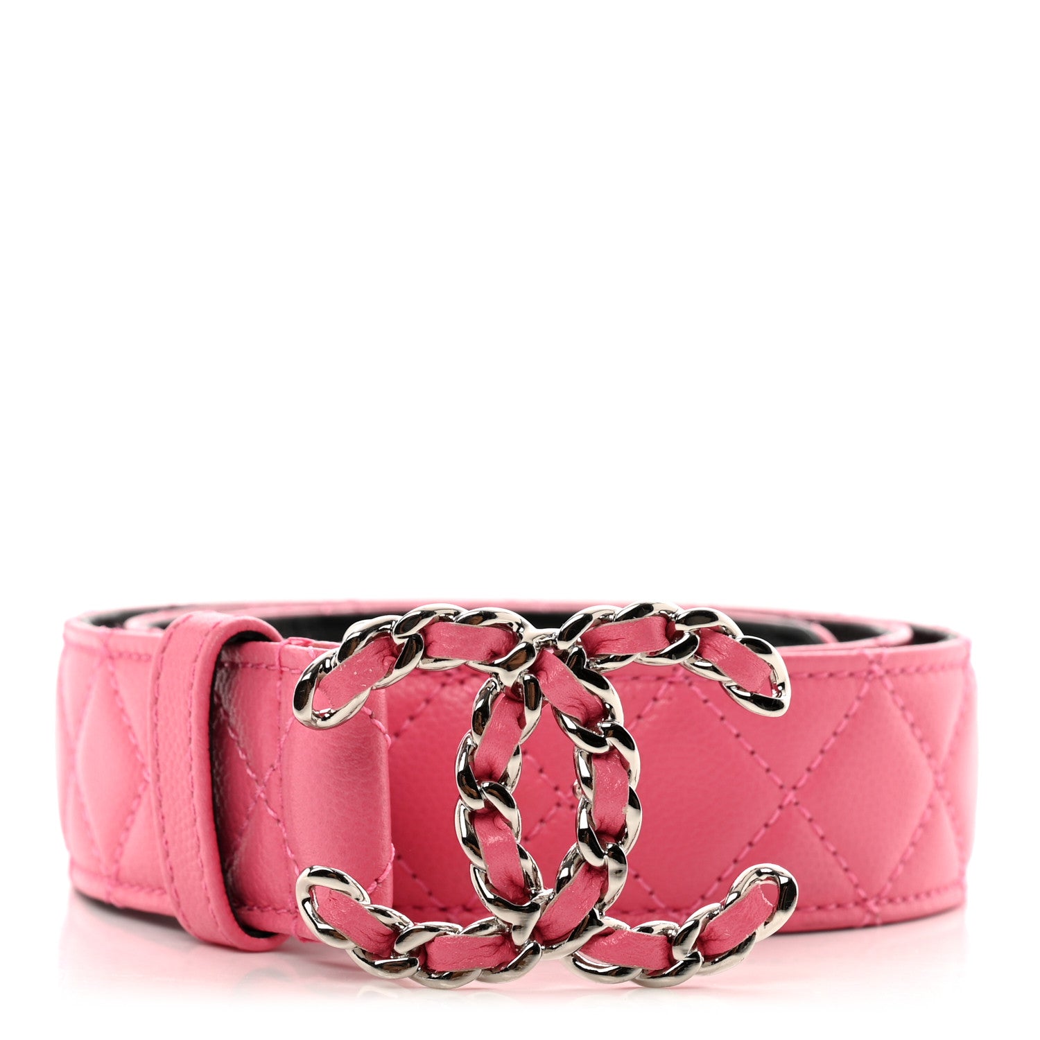 Chanel Caviar Quilted CC Chain Belt 75 30 Pink 1 of 6
