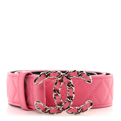 Chanel Caviar Quilted CC Chain Belt 75 30 Pink 1 of 6