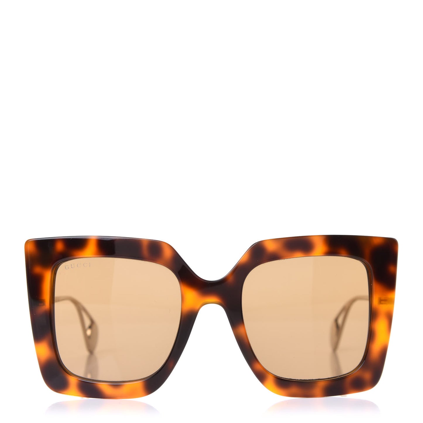 Acetate Oversize Square Frame GG0435S Sunglasses Havana