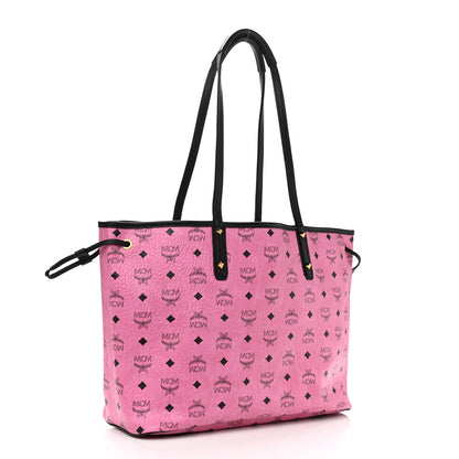 MCM Visetos Medium Project Reversible Shopper Tote Pink 5 of 15