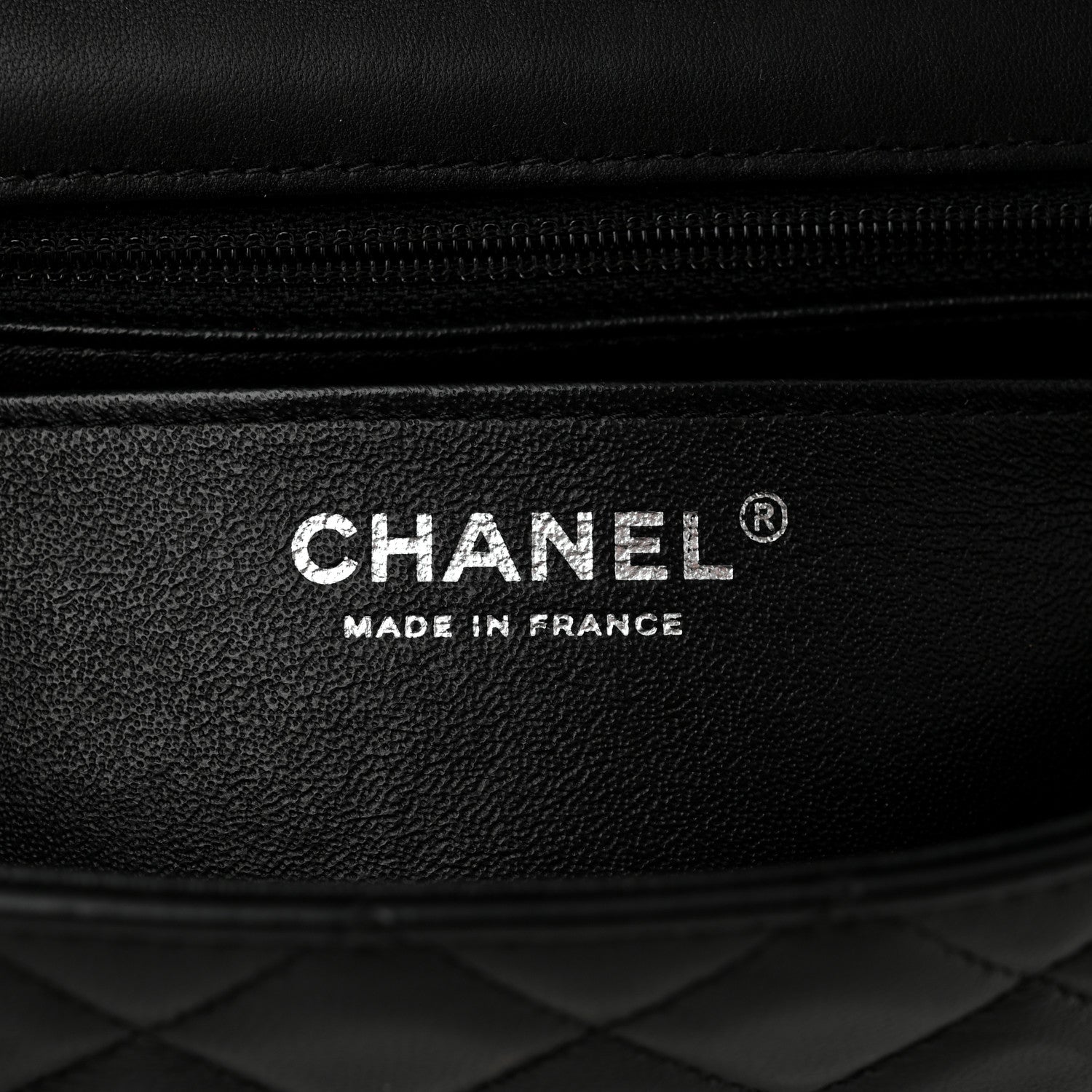 Chanel Lambskin Quilted Mini Rectangular Flap Black 6 of 11