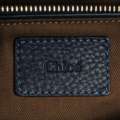 Chloe Calfskin Medium Marcie Round Crossbody Bag Royal Navy 8 of 12