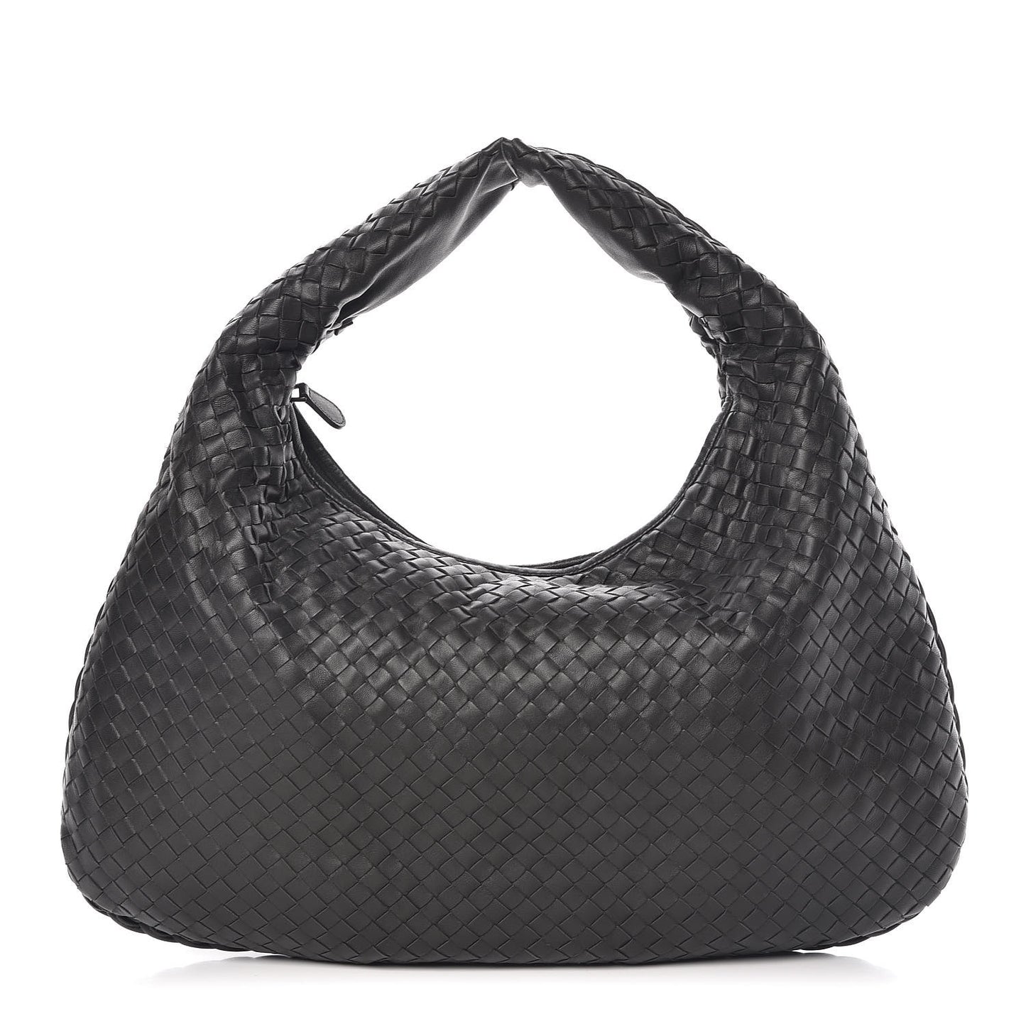Nappa Intrecciato Large Veneta Hobo Ardoise