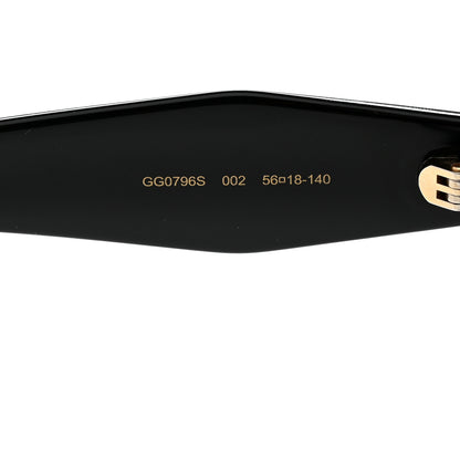 Gucci Acetate Round Frame Sunglasses GG0796S Black 5 of 8