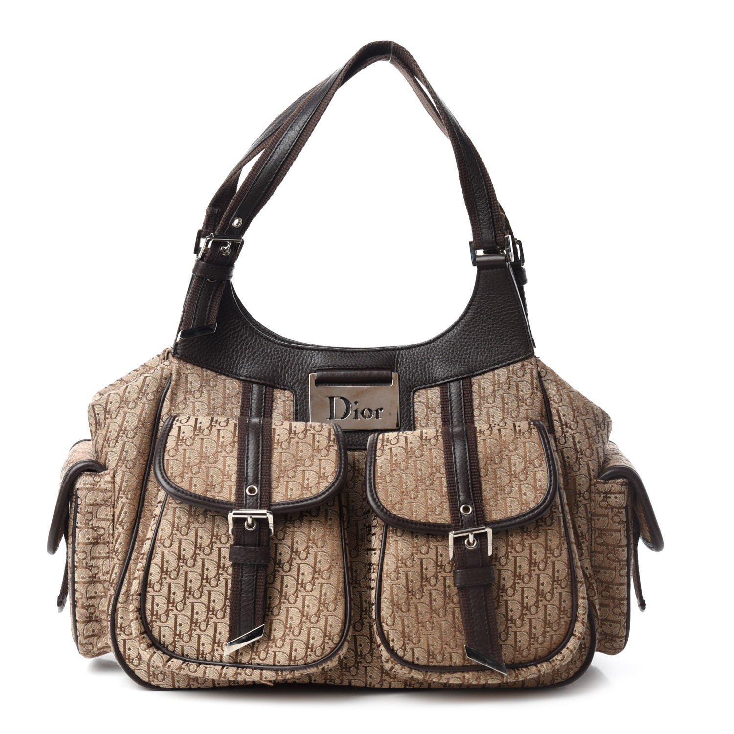 Christian Dior Diorissimo Hobo Brown 1 of 10