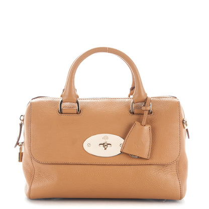 Mulberry Glossy Goatskin Small Del Rey Satchel Fudge 1 of 7