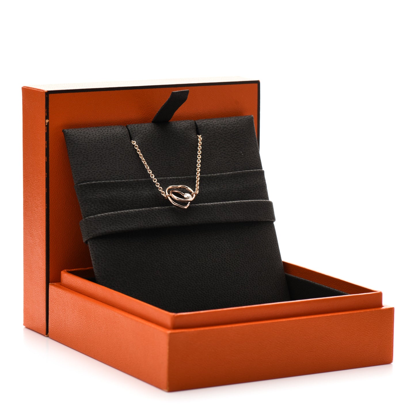 18K Rose Gold Diamond TPM Vertige Coeur Bracelet ST