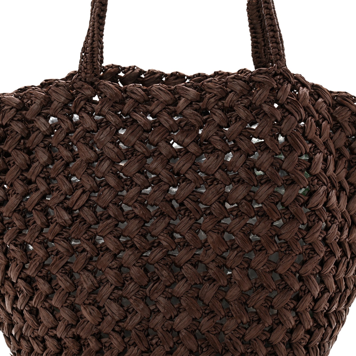 The Row Raffia Estelle Tote Bag Brown 7 of 9