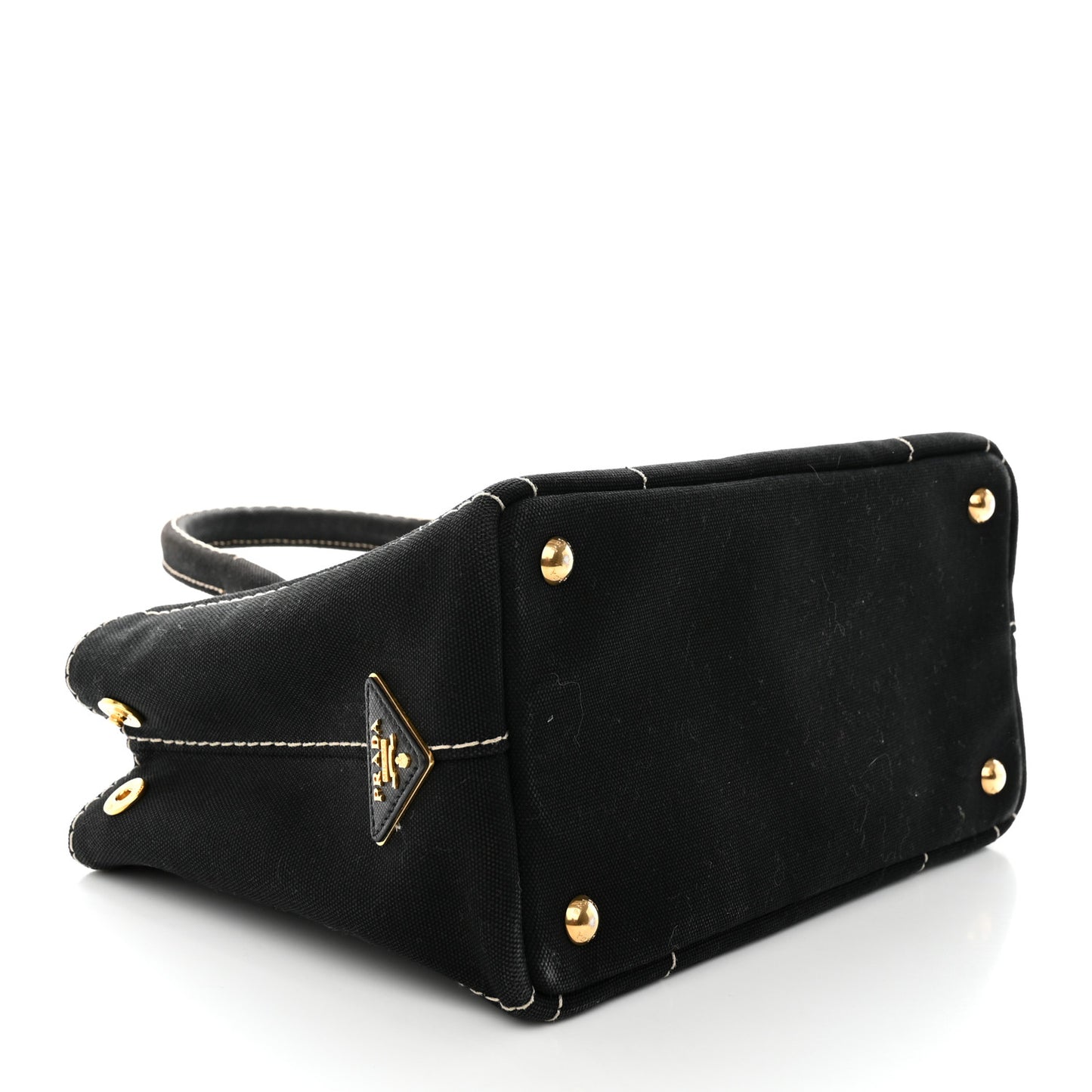 Canapa Small Logo Tote Black Talco