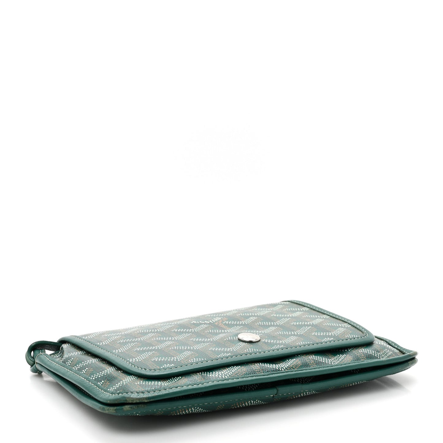 Goyardine Plumet Wallet Clutch Green