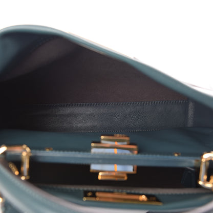 Fendi Vitello Seta Nappa Medium Peekaboo Iconic Satchel Amazzonia 9 of 11