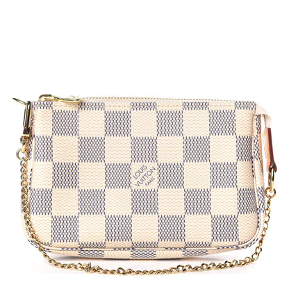 Louis Vuitton Damier Azur Mini Pochette Accessories 1 of 8