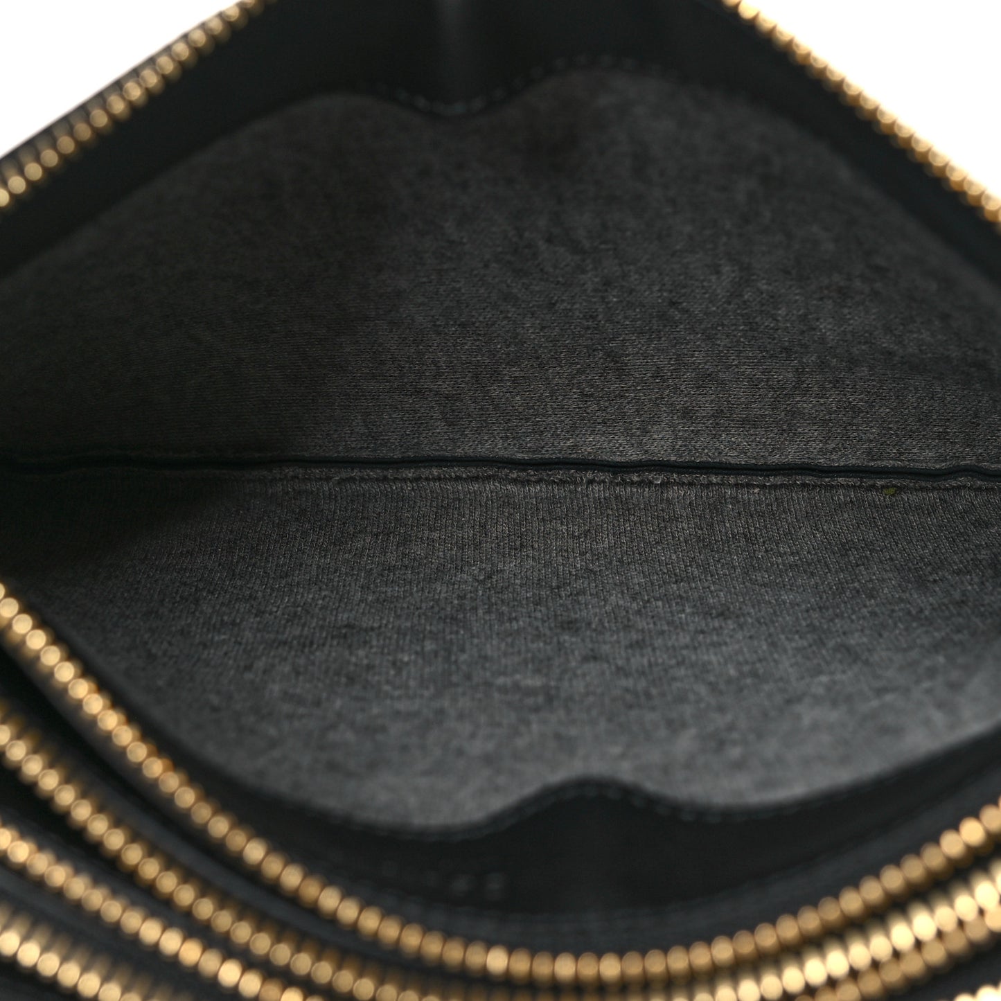 Lambskin Small Trio Crossbody Bag Black